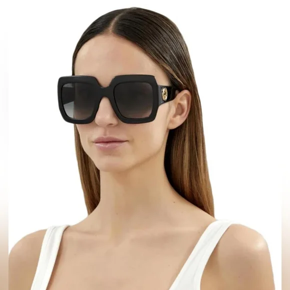 Gucci | Accessories | New Gucci Gg053sn 00 Womens Black 